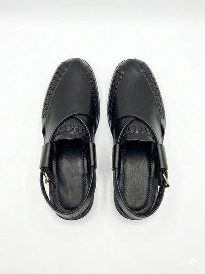 Men’s Woven Leather Huarache Sandal