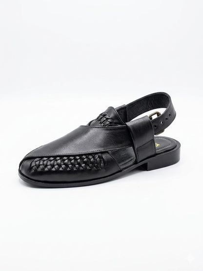 Men’s Woven Leather Huarache Sandal