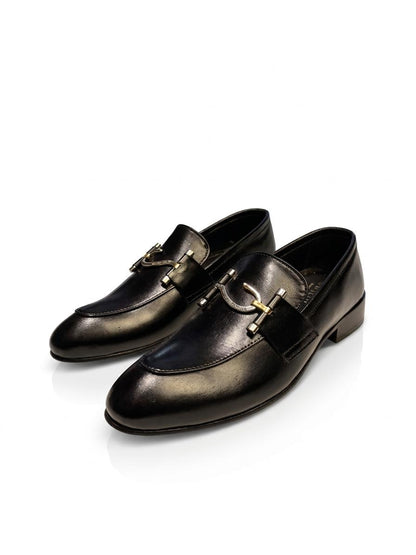 ASF Classic Black Horsebit Leather