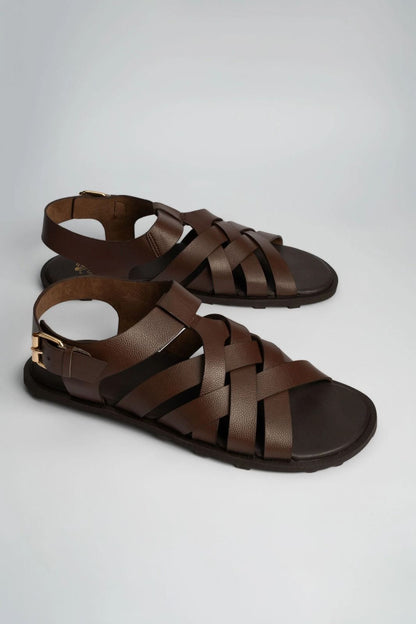 Brown Gladiator Sandals