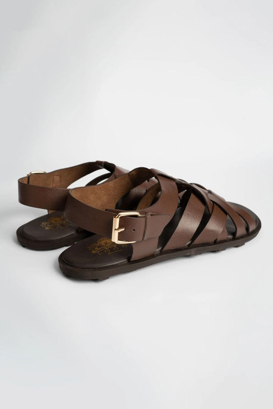 Brown Gladiator Sandals